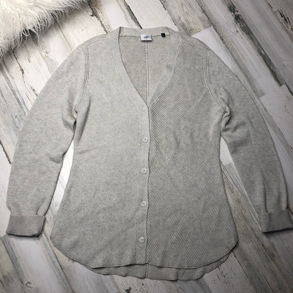 CAbi Cardigan Cream Size Medium